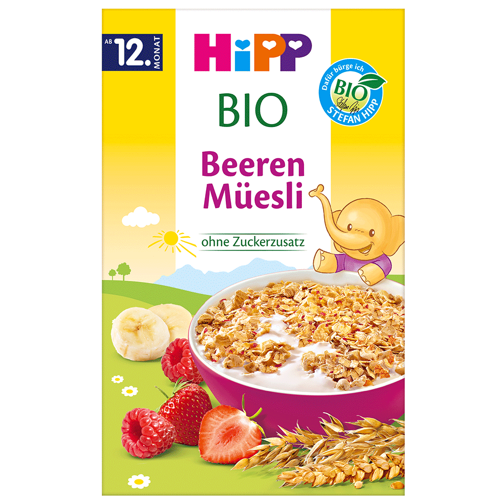 Bild: HiPP Bio Beeren Müesli 