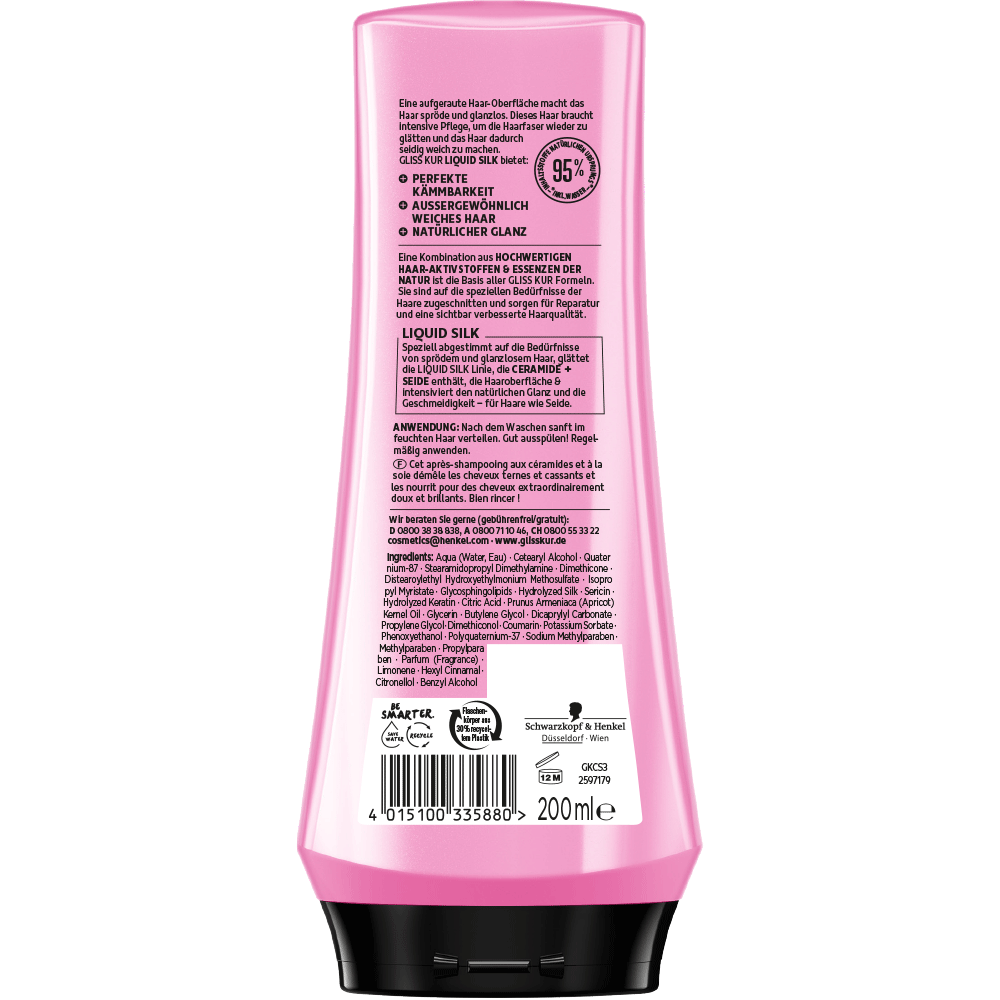 Bild: Schwarzkopf GLISS Liquid Silk Spülung 