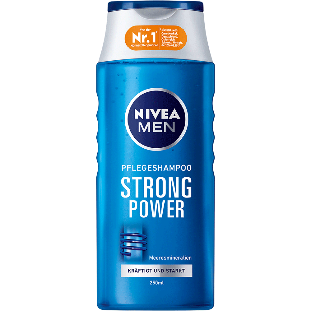 Bild: NIVEA MEN Strong Power Pflegeshampoo 