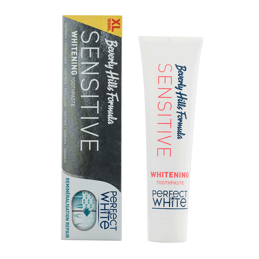 Bild: Beverly Hills Formula Sensitive Whitening Zahnpasta 