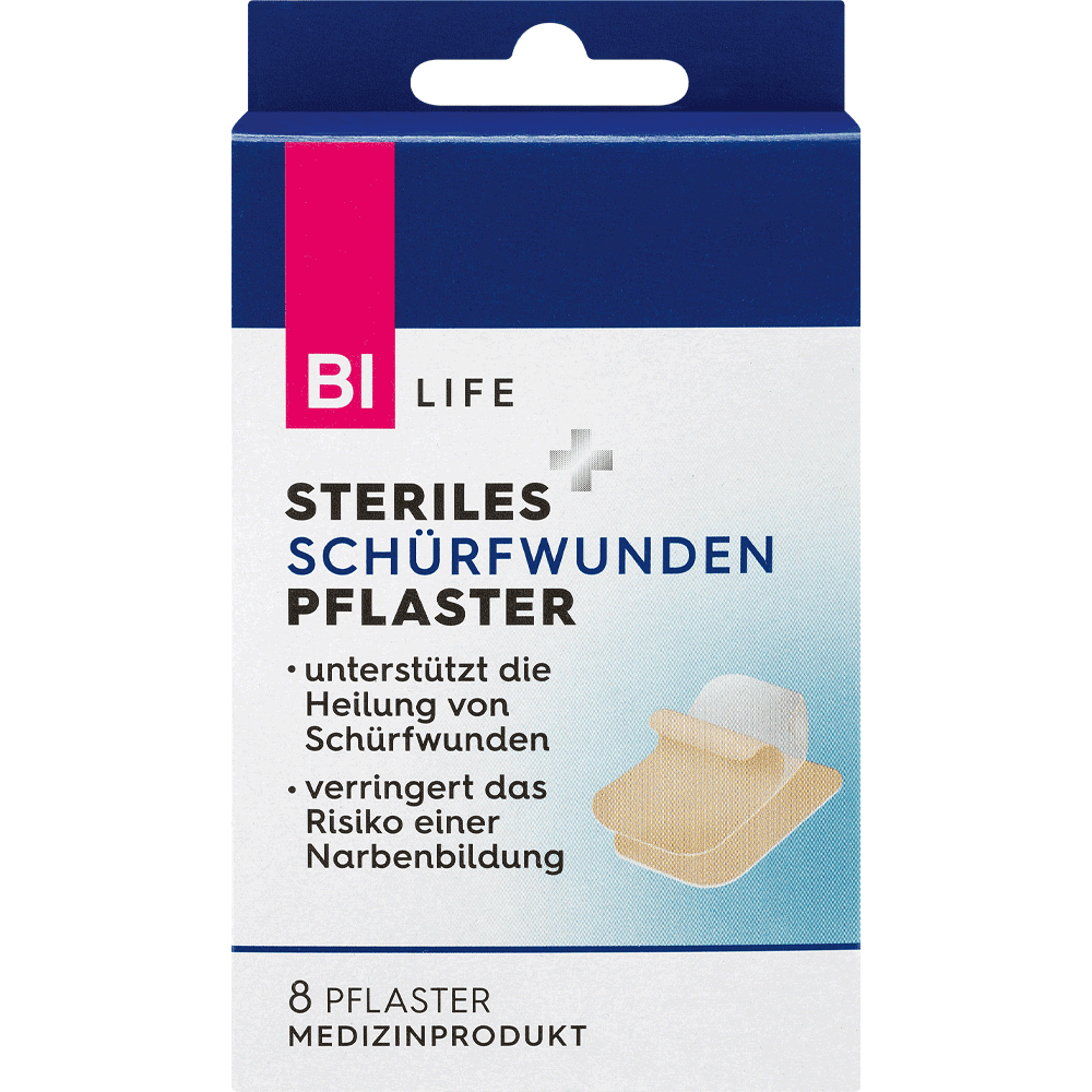 Bild: BI LIFE Steriles Schürfwunden Pflaster 