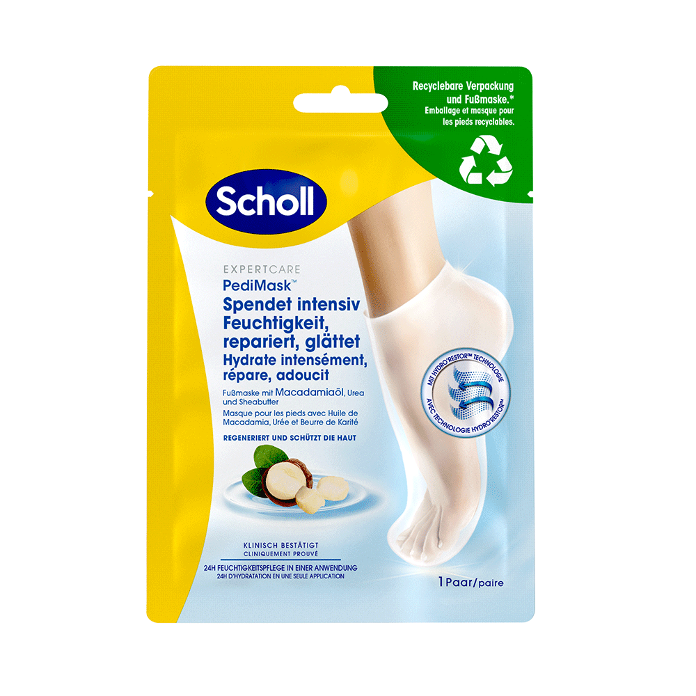 Bild: Scholl Intensiv pflegende Fußmaske in Socken 