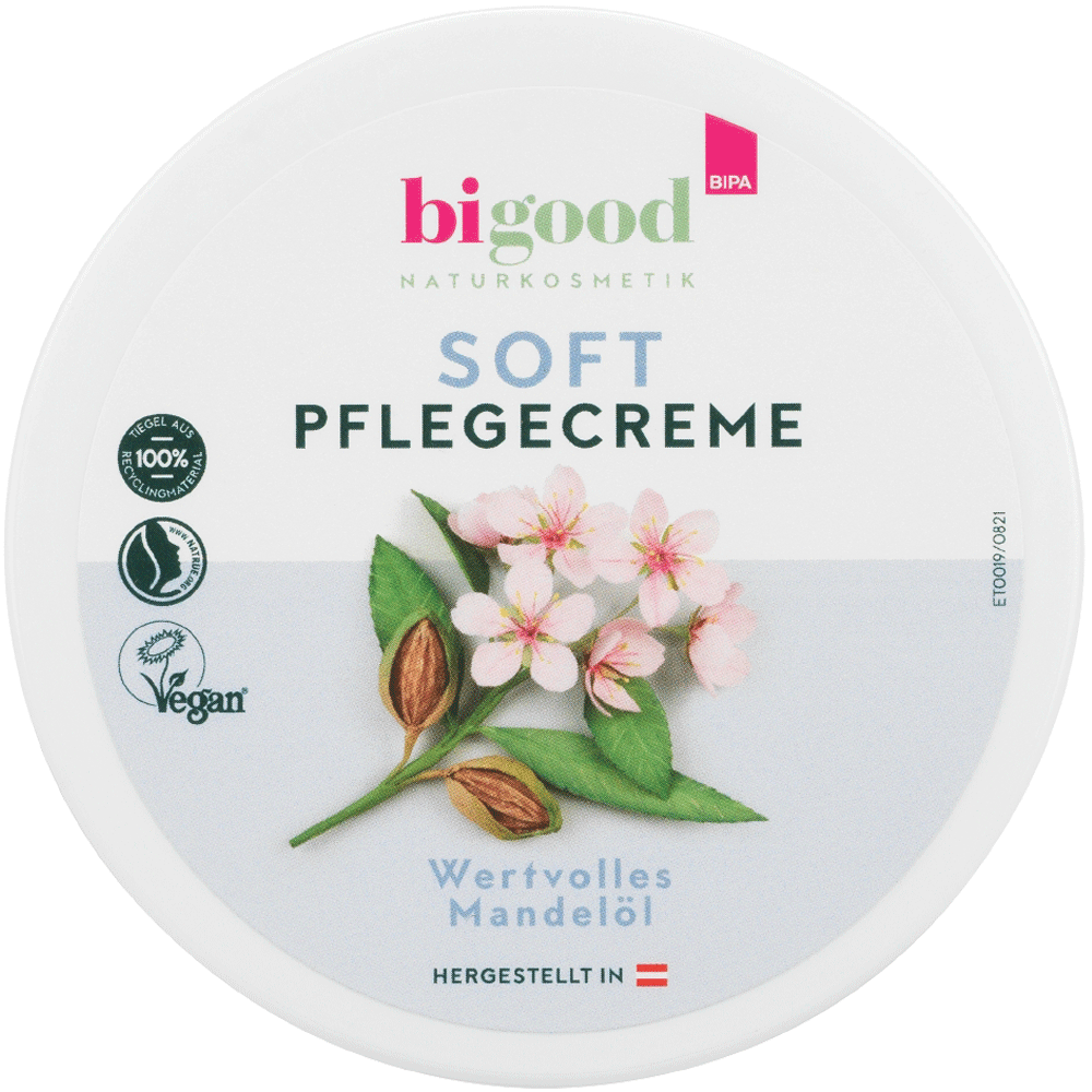 Bild: bi good Soft Pflegecreme Mandelöl 