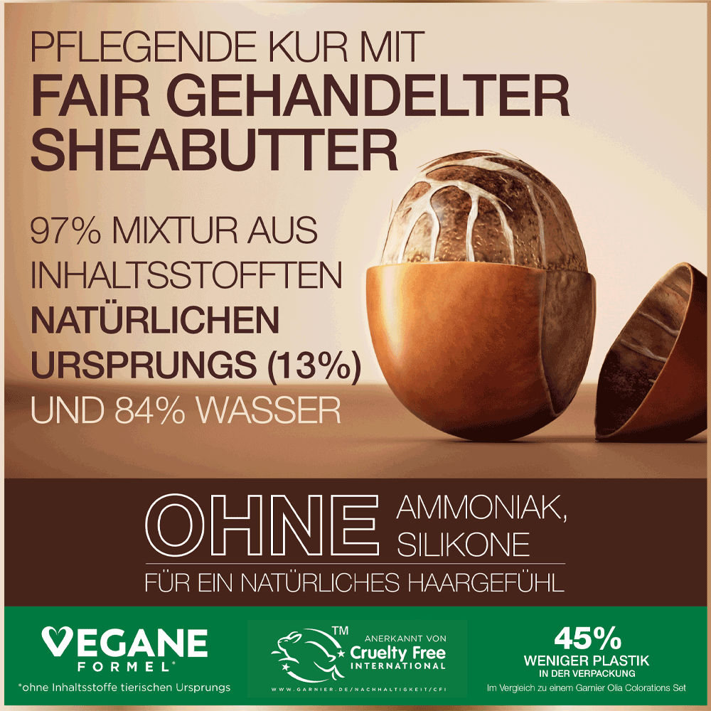 Bild: GARNIER GOOD Dauerhafte Haarfarbe dunkles schokobraun