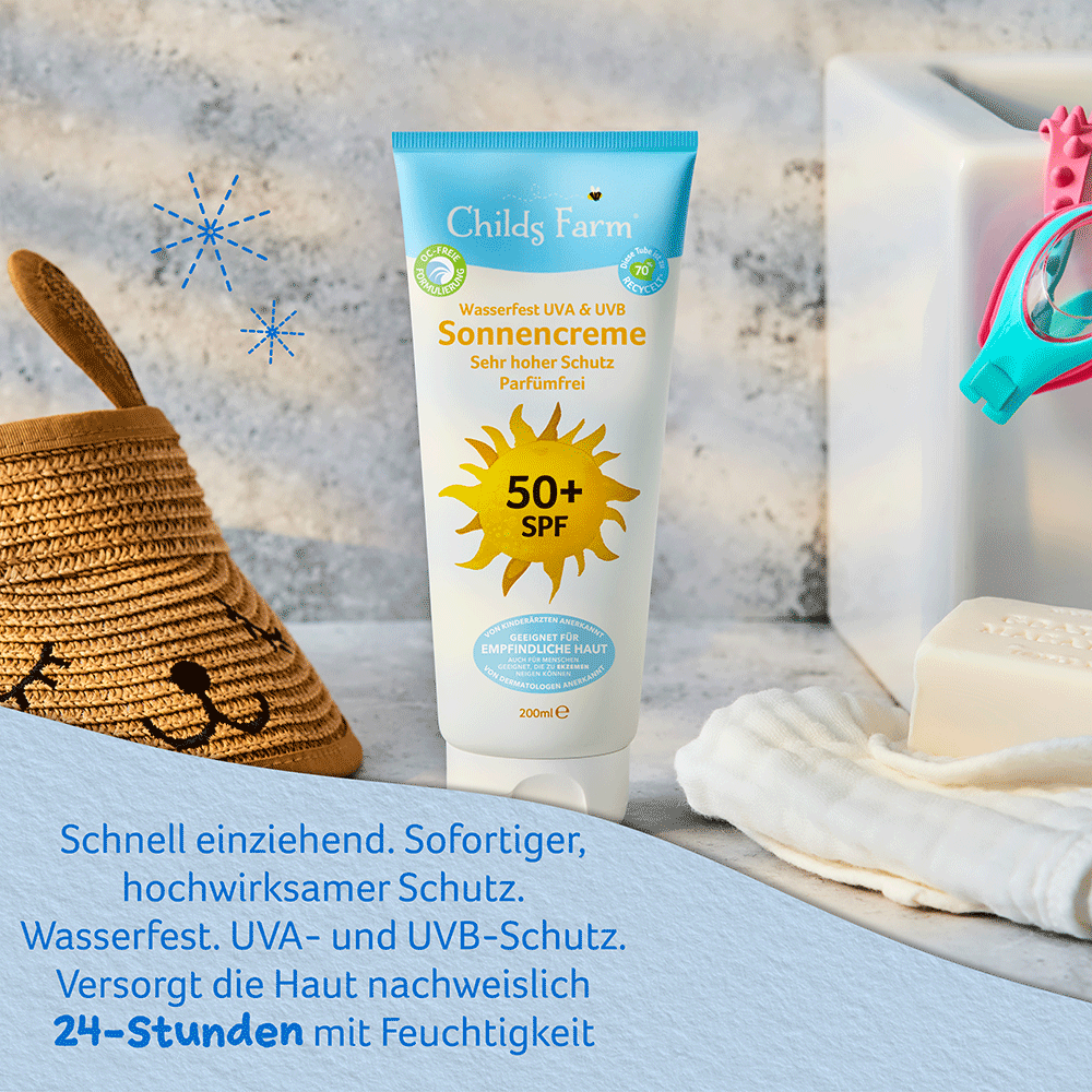 Bild: Childs Farm Sonnencreme LSF 50+ 