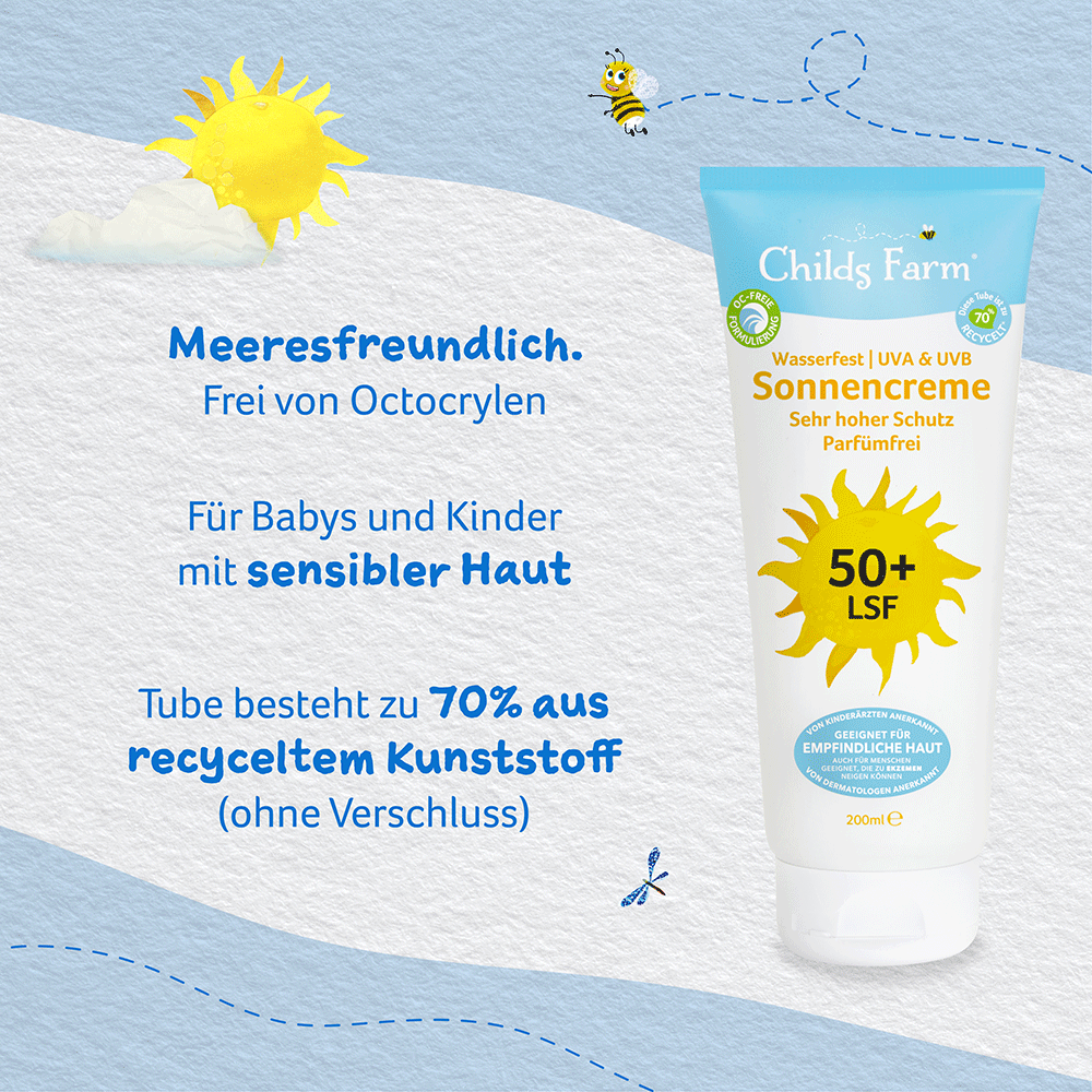 Bild: Childs Farm Sonnencreme LSF 50+ 