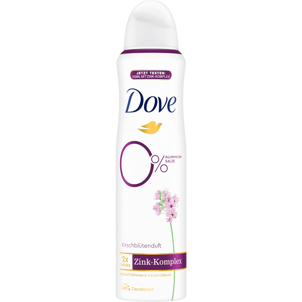 Bild: Dove Deo Spray Zink Kirschblütenduft 