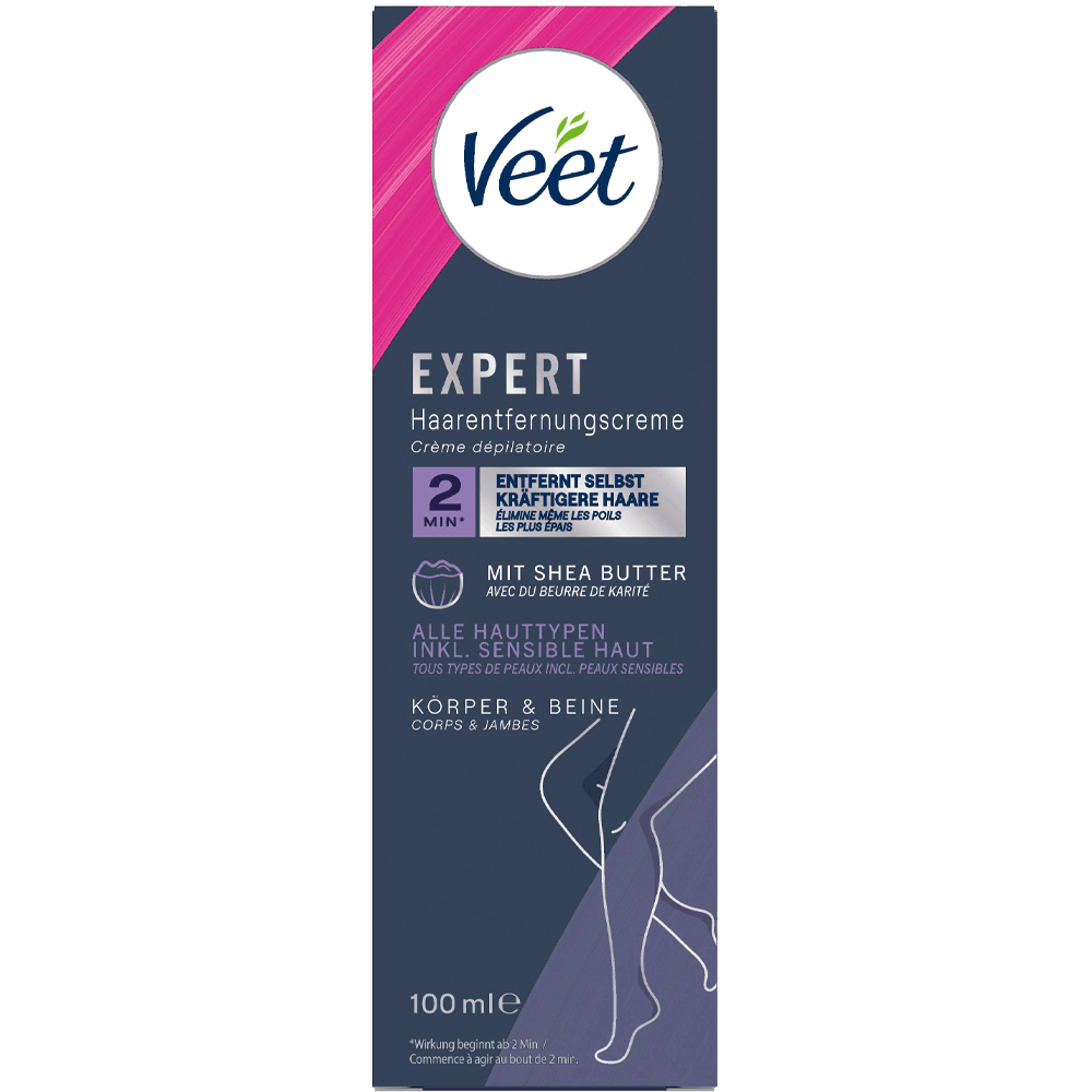 Bild: Veet Expert Haarentfernungscreme für die Beine 