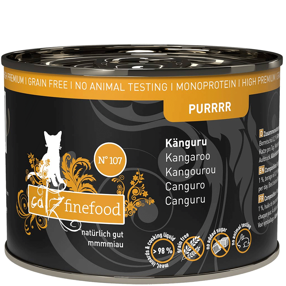 Bild: catz finefood Purrrr Känguru Katzenfutter 