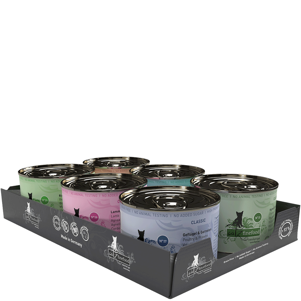 Bild: catz finefood Classic Multipack Dosen Katzenfutter 15-25 