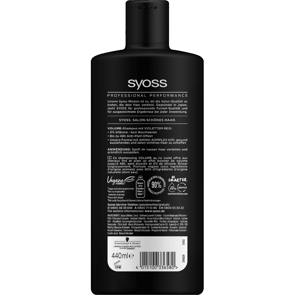 Bild: syoss Shampoo Volume 