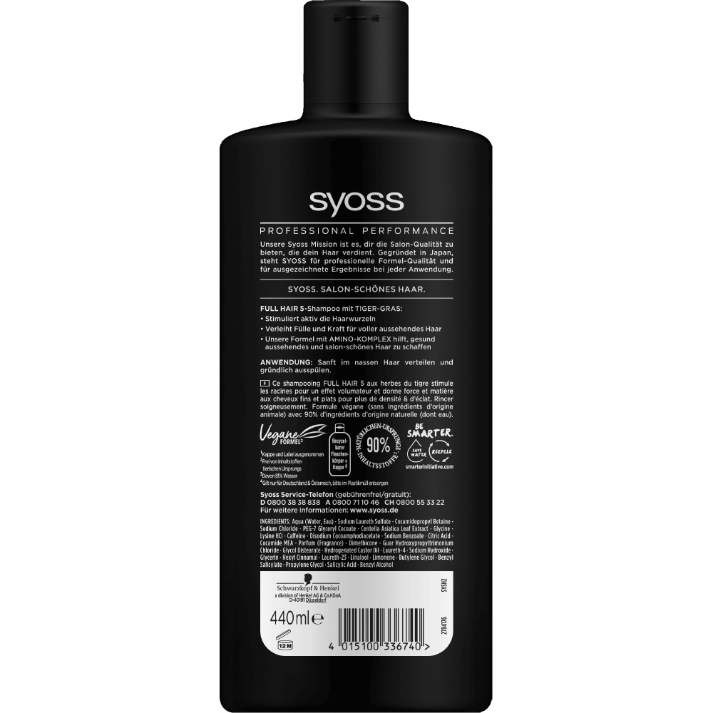 Bild: syoss Shampoo Full Hair 5 