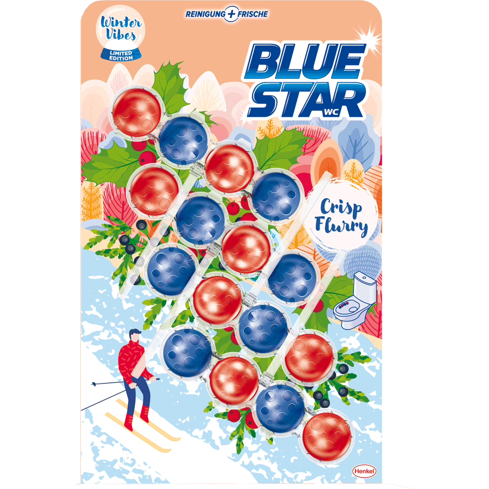 Bild: Blue Star WC-Steine Crisp Flurry 