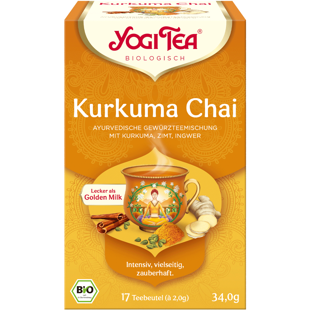 Bild: Yogi Tea Kurkuma Chai Tee 