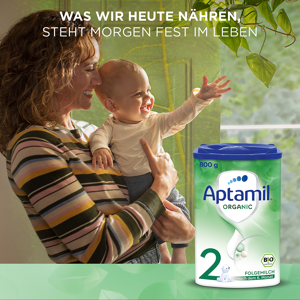 Bild: Aptamil Bio Organic Folgemilch 2 