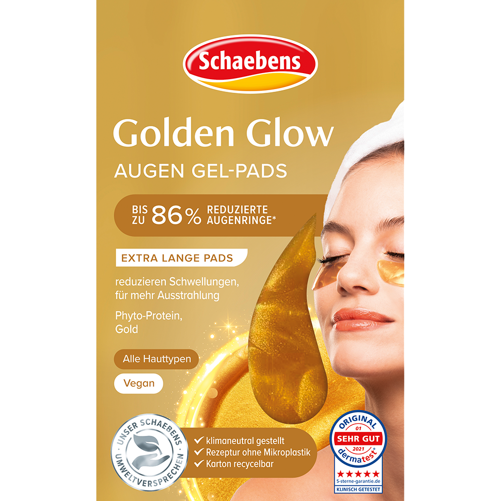 Bild: Schaebens Augen Gel Pads Golden Glow 