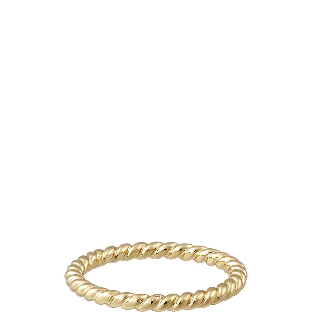 Bild: ILINA Jewelry Gedrehter Ring gold 