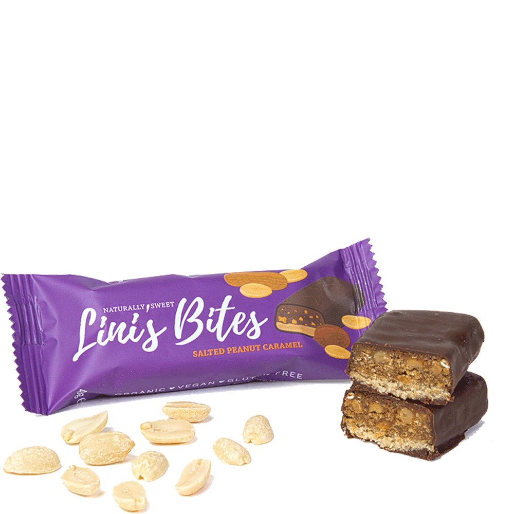 Bild: Linis Bites Riegel Salted Peanut Caramel 