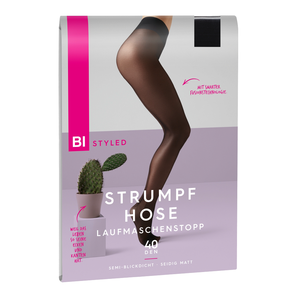 Bild: BI STYLED Strumpfhose Laufmaschenstopp 40 DEN 