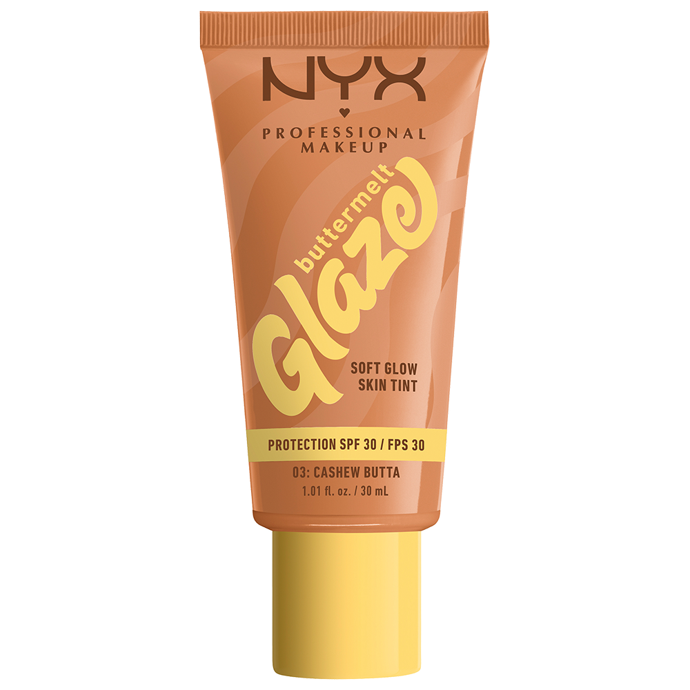 Bild: NYX Professional Make-up Buttermelt Glaze Foundation LSF 30 Cashew Butta