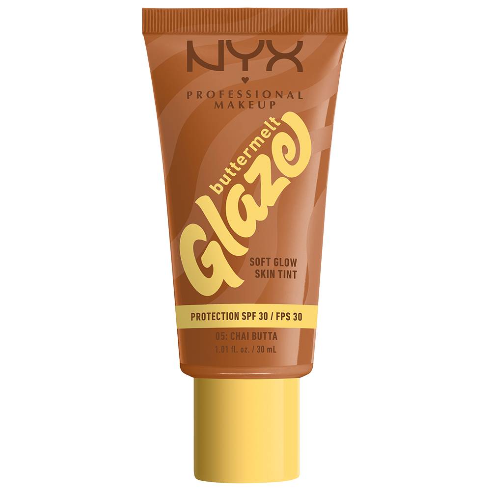 Bild: NYX Professional Make-up Buttermelt Glaze Foundation LSF 30 Chai Butta