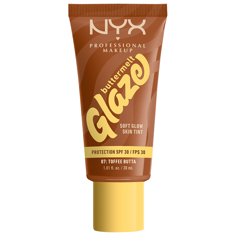 Bild: NYX Professional Make-up Buttermelt Glaze Foundation LSF 30 Toffee Butta