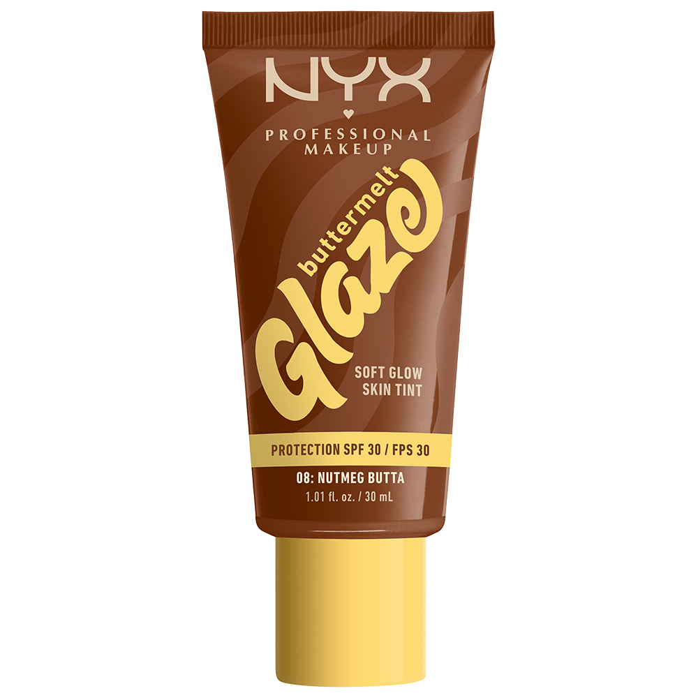 Bild: NYX Professional Make-up Buttermelt Glaze Foundation LSF 30 Nutmeg Butta