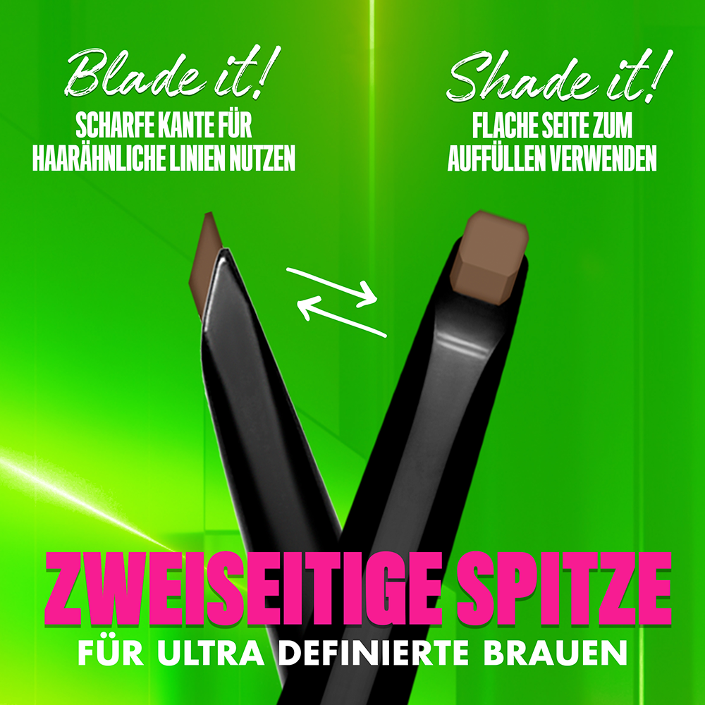 Bild: NYX Professional Make-up Blade & Shade Nano Augenbrauenstift taupe