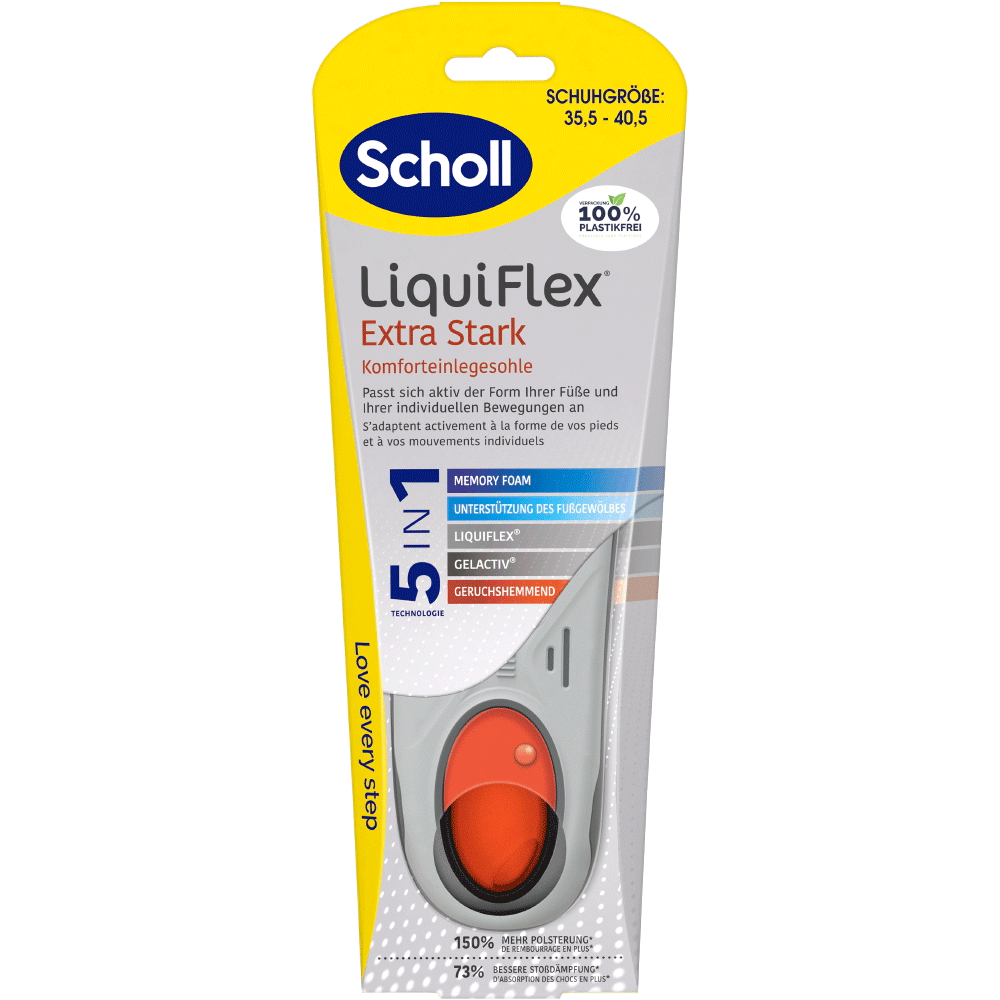 Bild: Scholl LiquiFlex Extra Stark Fußsohle 