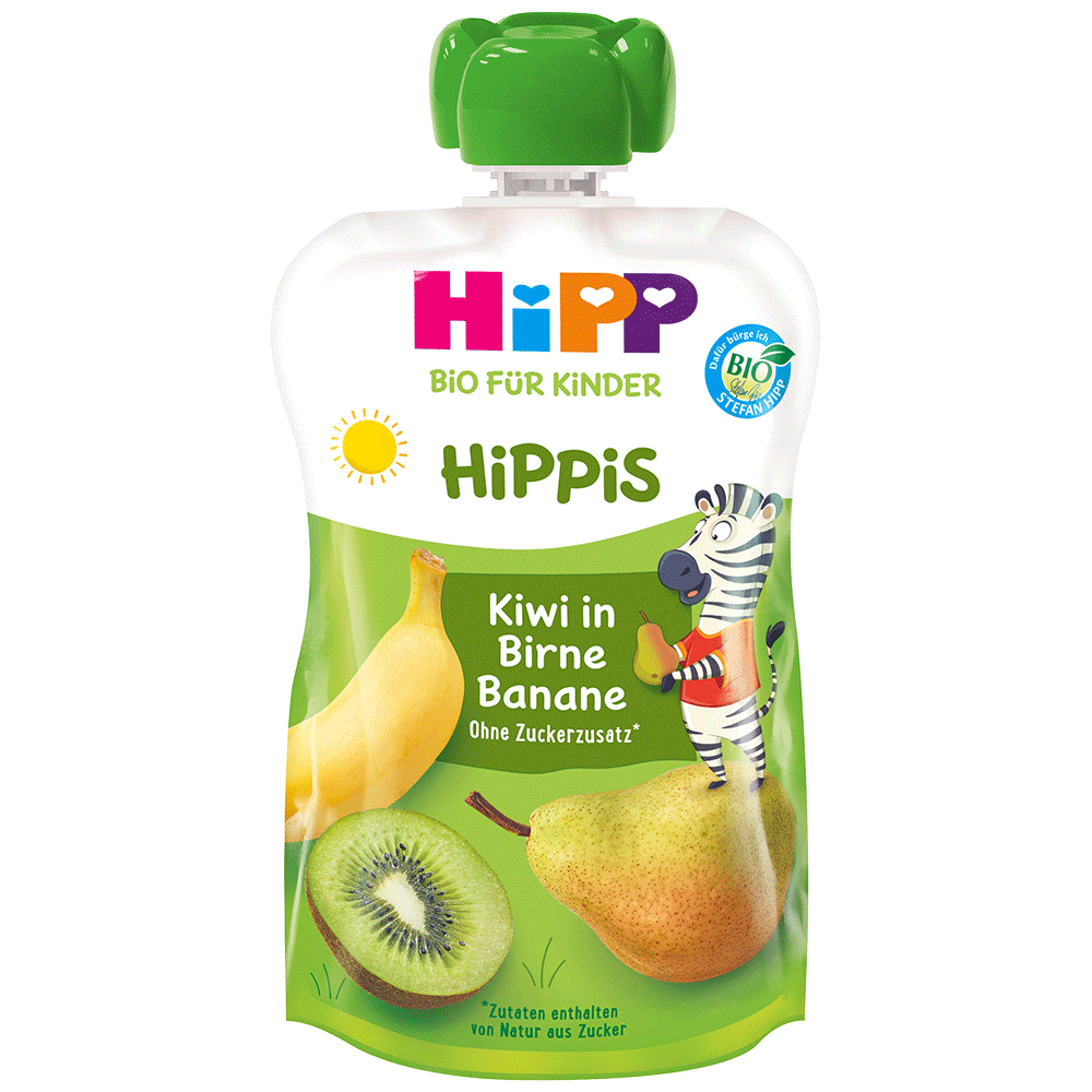 Bild: HiPP Hippis Quetschie Kiwi in Birne Banane 