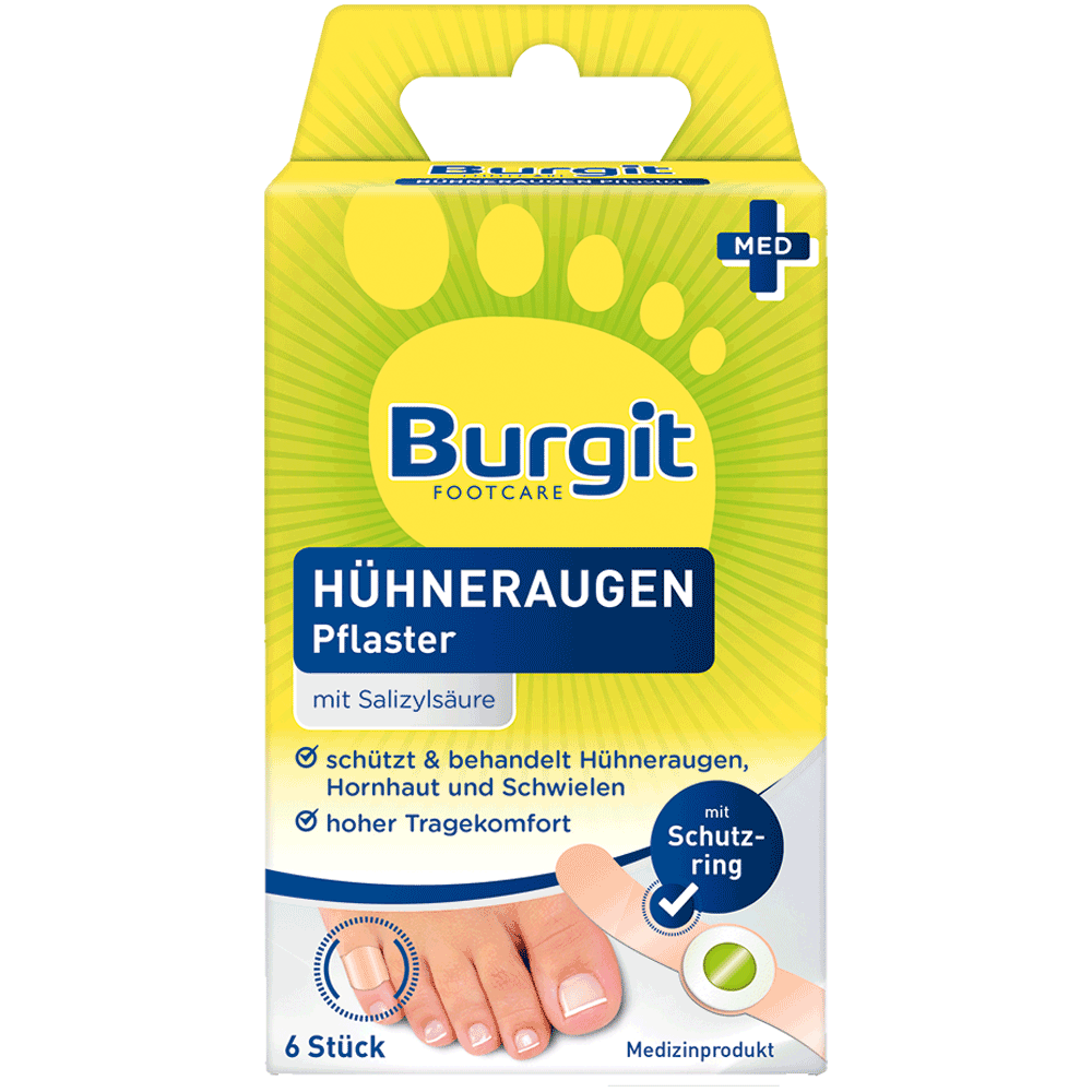 Bild: Burgit Footcare Hühneraugenpflaster 