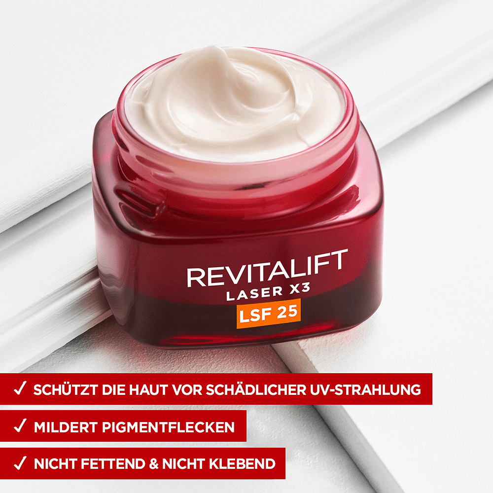 Bild: L'ORÉAL PARIS Revitalift Laser X3 Anti-Age Intensiv-Pflege LSF 20 