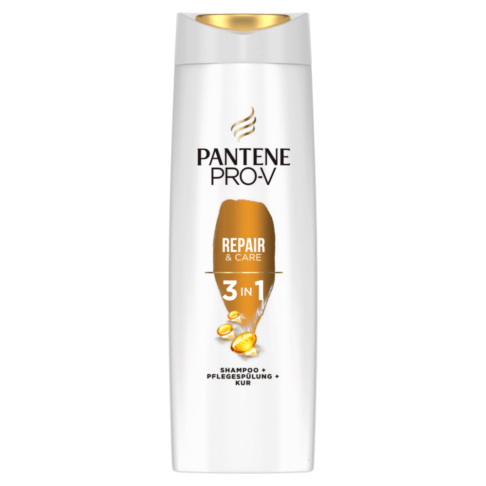 Bild: PANTENE PRO-V Repair & Care 3-In-1 Shampoo +Pflegespülung + Intensivpflege 