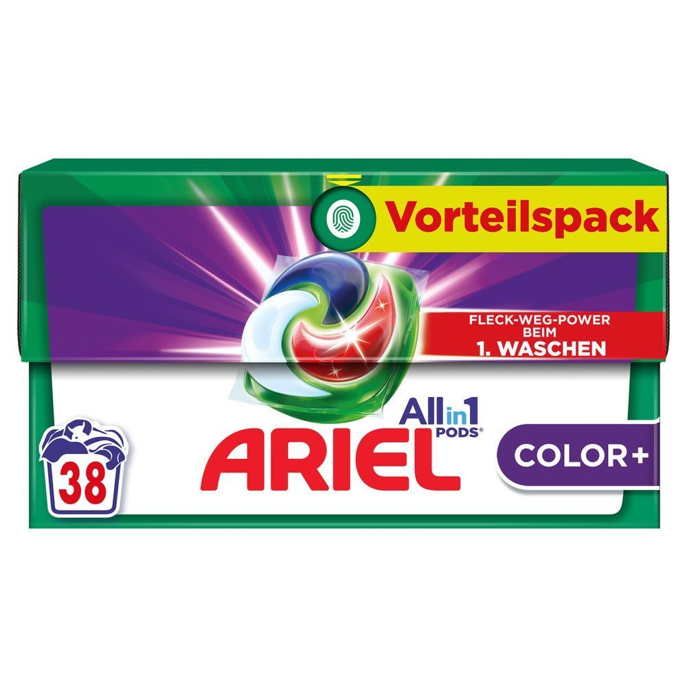 Bild: ARIEL All-in-1 PODS Color+ Flüssigwaschmittel-Kapseln 