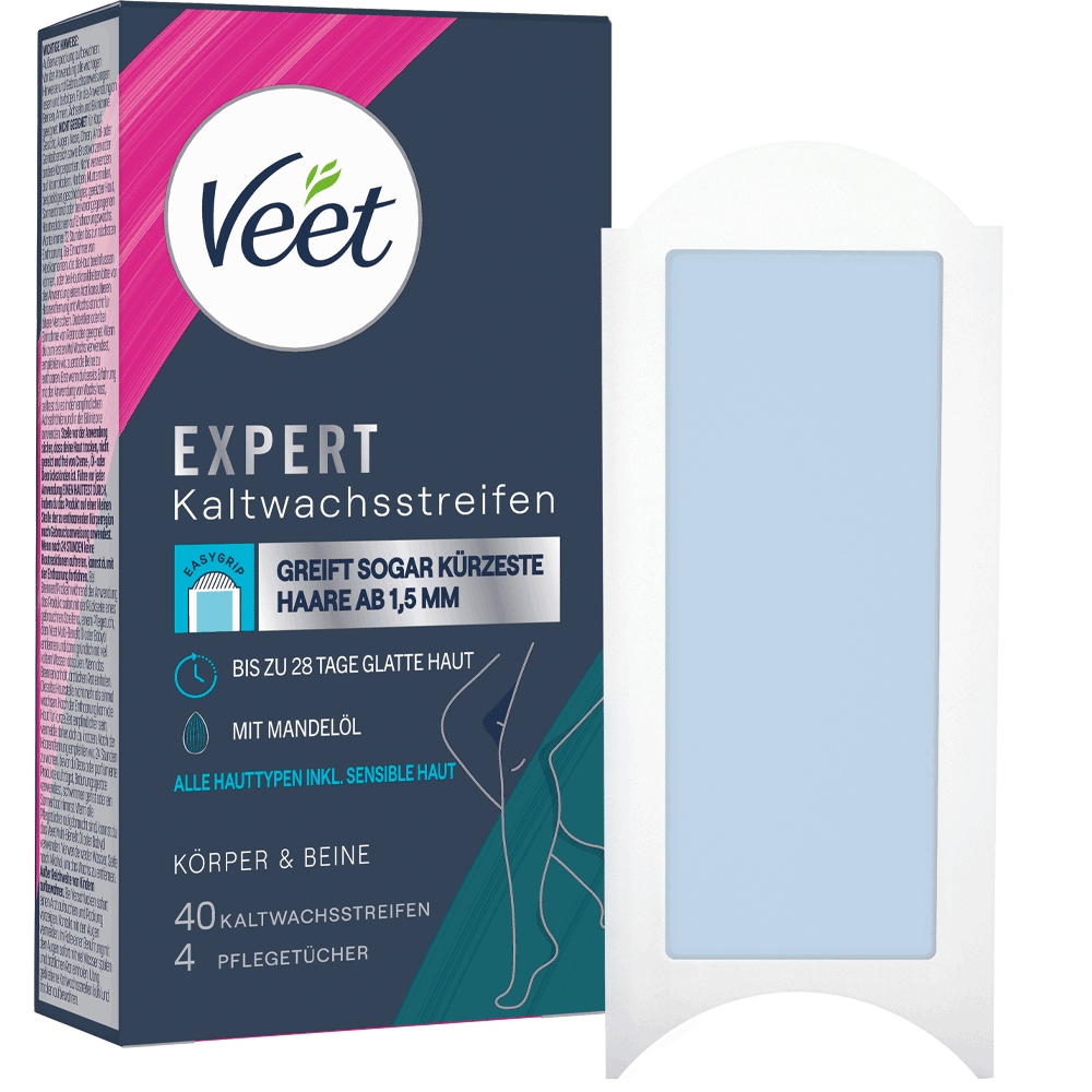 Bild: Veet Expert Kaltwachsstreifen für die Beine 