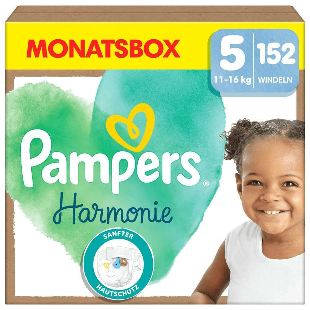 Bild: Pampers Harmonie Windeln, Größe 5, 11kg - 16kg 