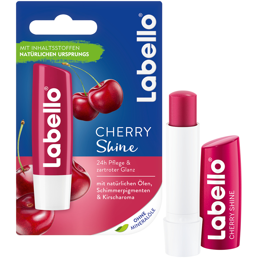 Bild: labello Lippenpflegestift Cherry Shine 