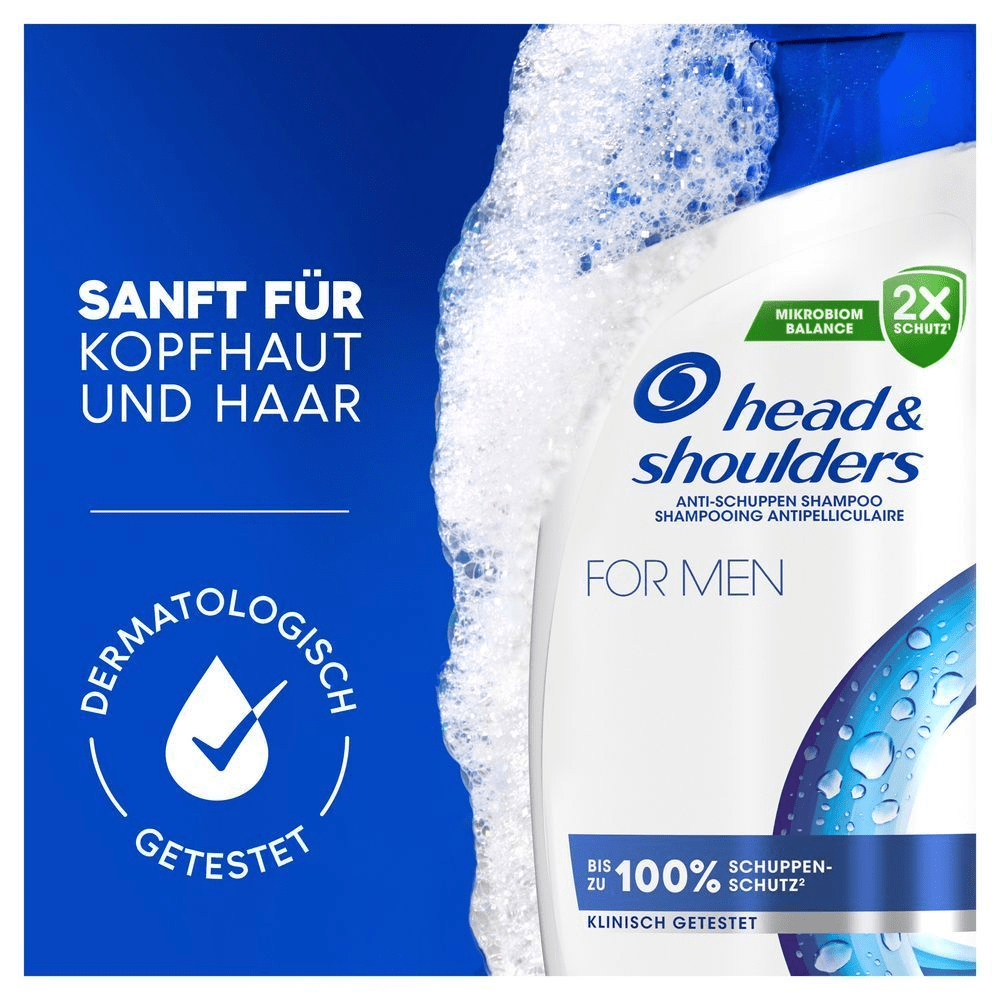 Bild: head & shoulders For Men Anti-Schuppen-Shampoo 