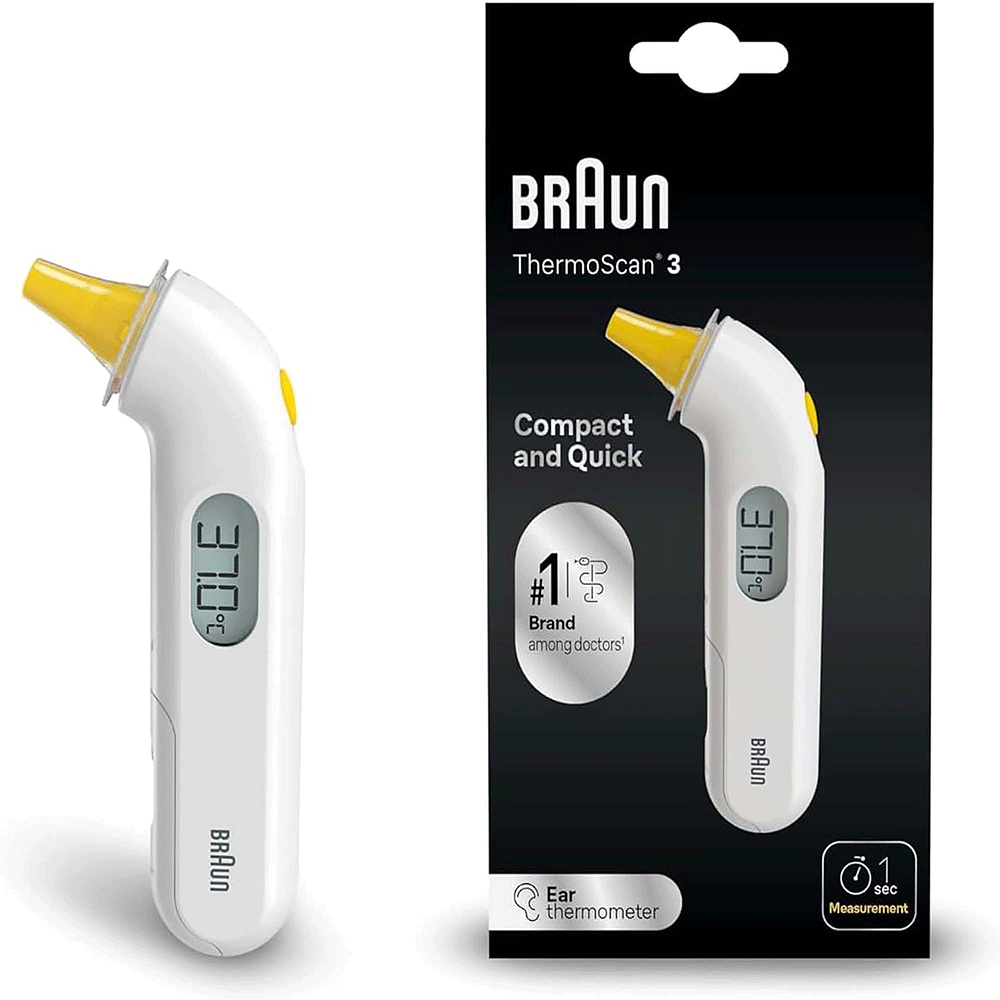 Bild: Braun ThermoScan® 3 Ohrthermometer IRT3030 