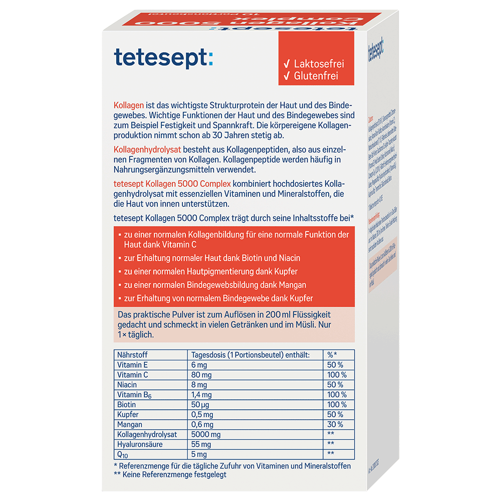 Bild: tetesept: Kollagen 5000 Complex 