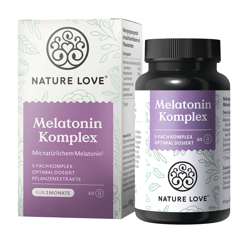 Bild: NATURE LOVE Melatonin Komplex 