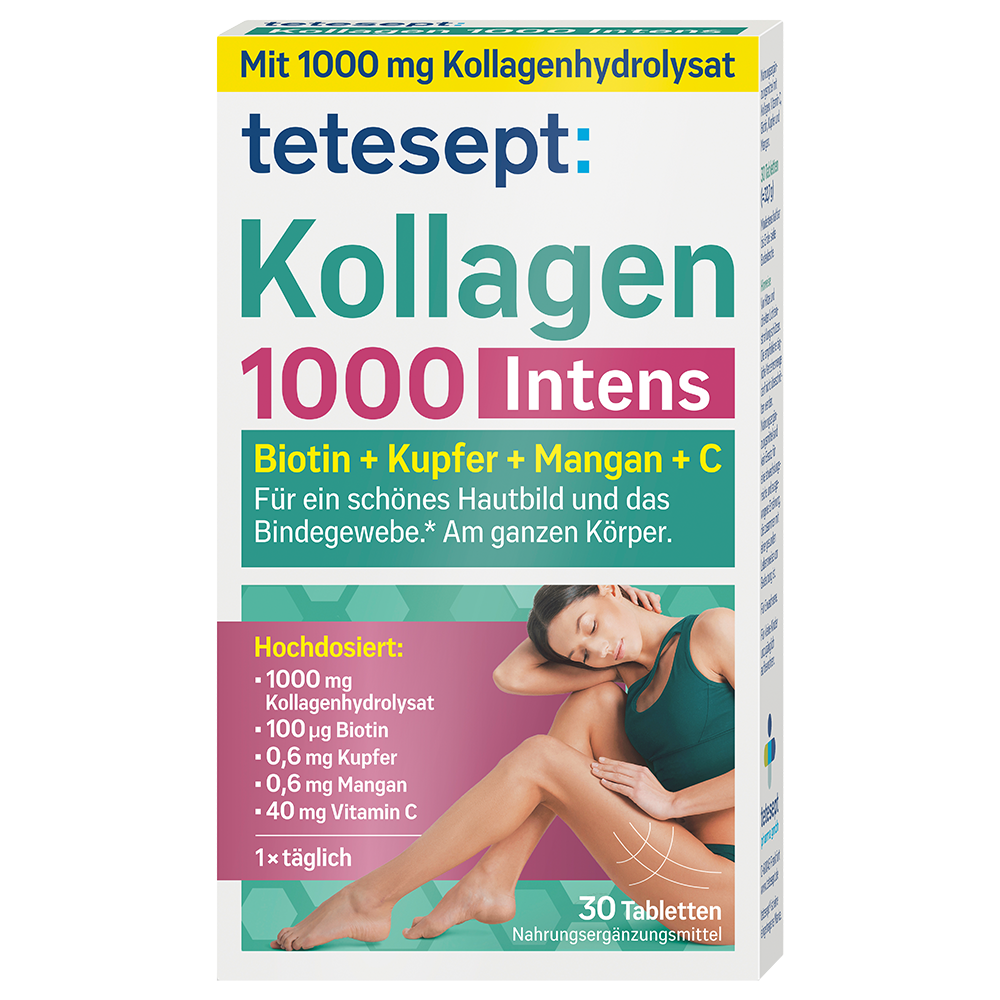 Bild: tetesept: Kollagen 1000 Intens 