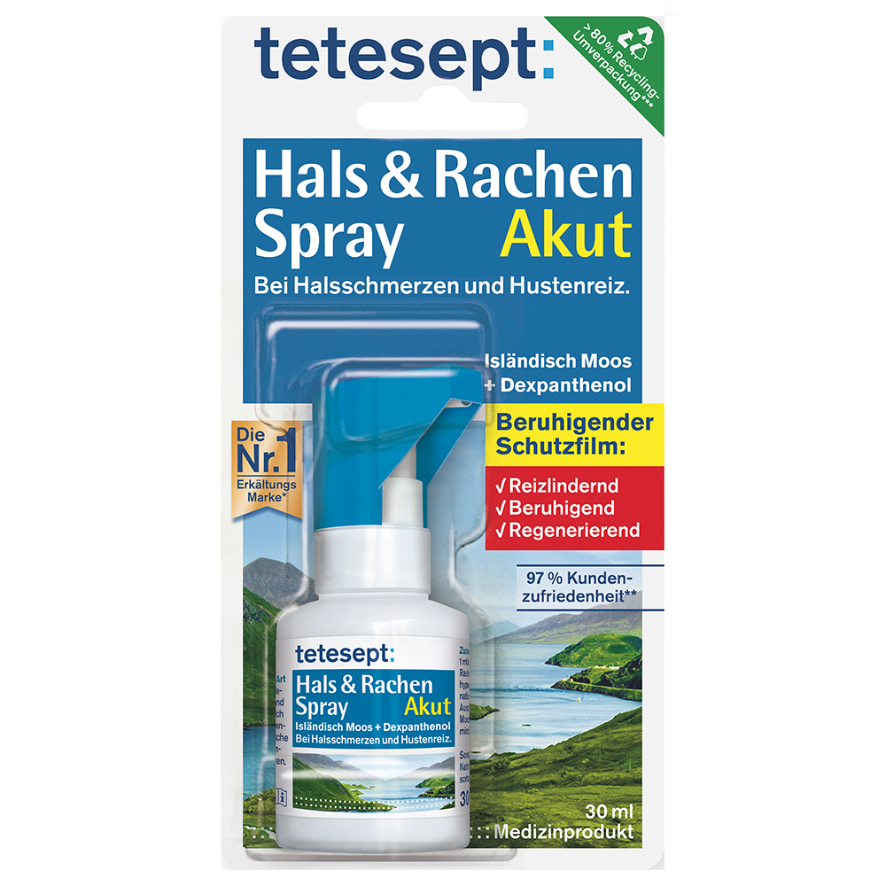 Bild: tetesept: Hals & Rachen Spray Akut 