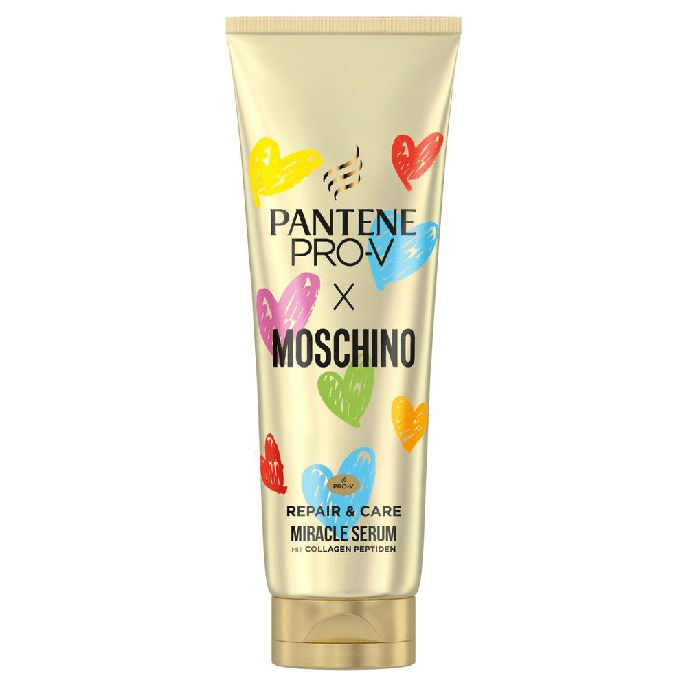 Bild: PANTENE PRO-V PPro-V x Moschino Repair & Care Miracle Serum Pflegespülung & Intensivkur 