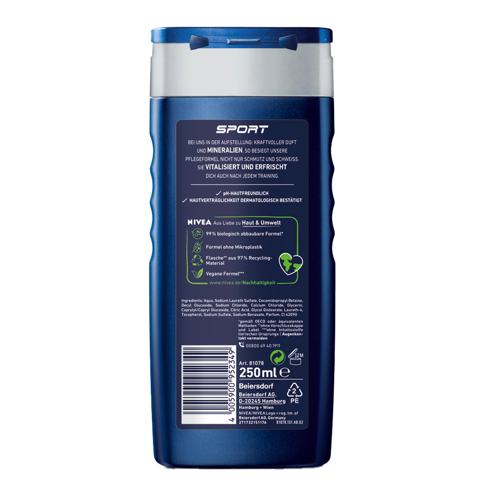 Bild: NIVEA MEN Duschgel Sport 250ml