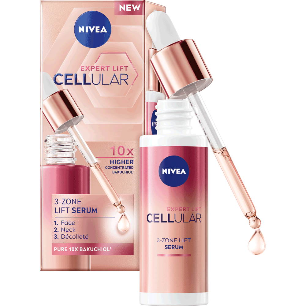 Bild: NIVEA Cellular Expert Lift 3-Zone Lift Serum Backuchiol 