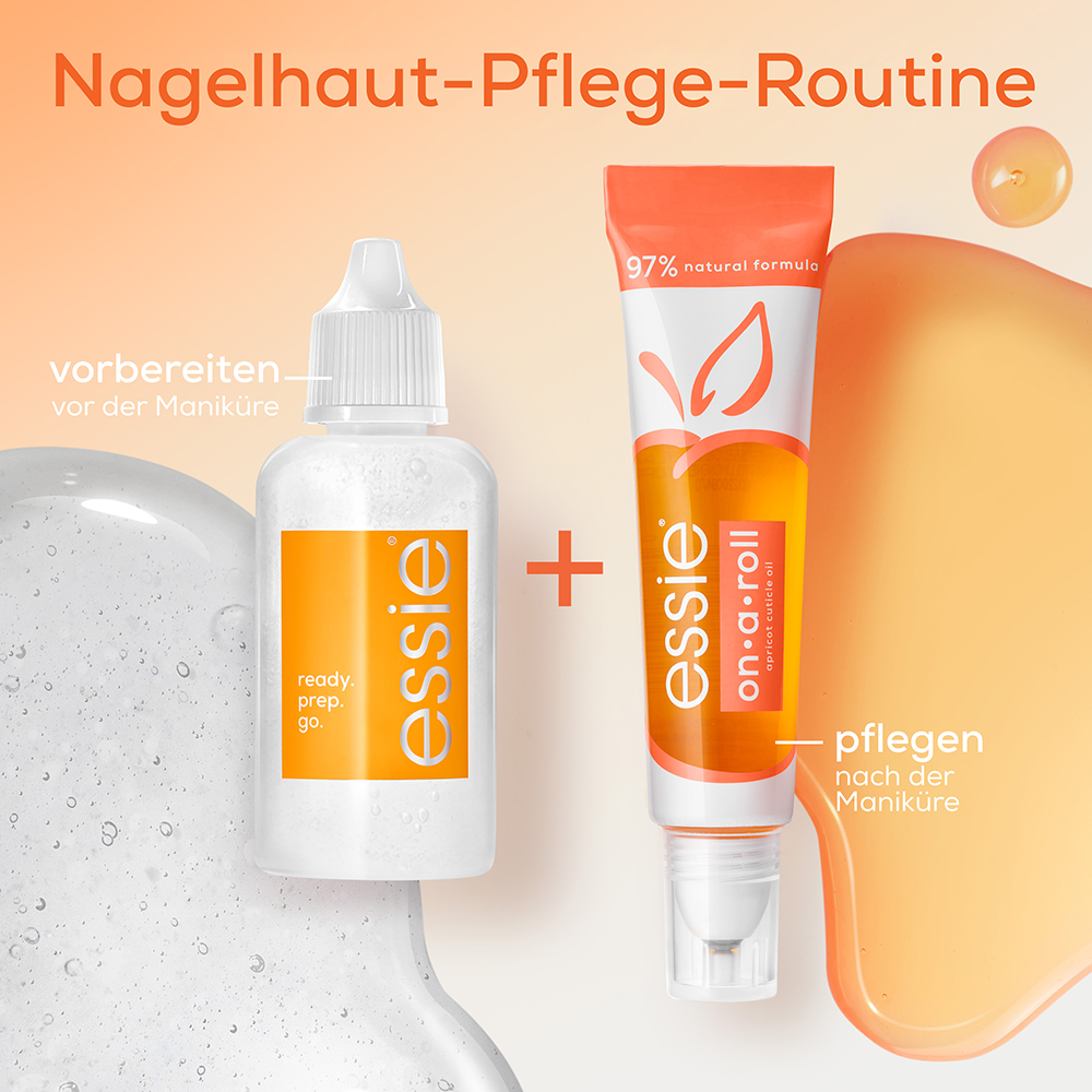 Bild: Essie Nagelpflegeset ready.prep.go. mit Nagelhautentferner und Nagelhautschieber 