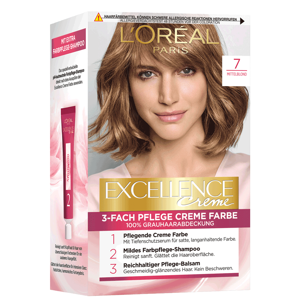 Bild: L'ORÉAL PARIS Excellence Creme-Coloration mittelblond