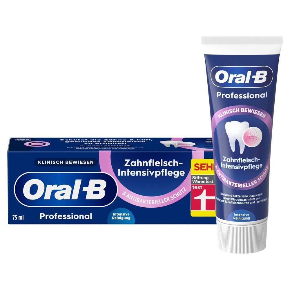 Bild: Oral-B Professional Zahnfleisch-Intensivpflege & Antibakterieller Schutz Zahncreme 