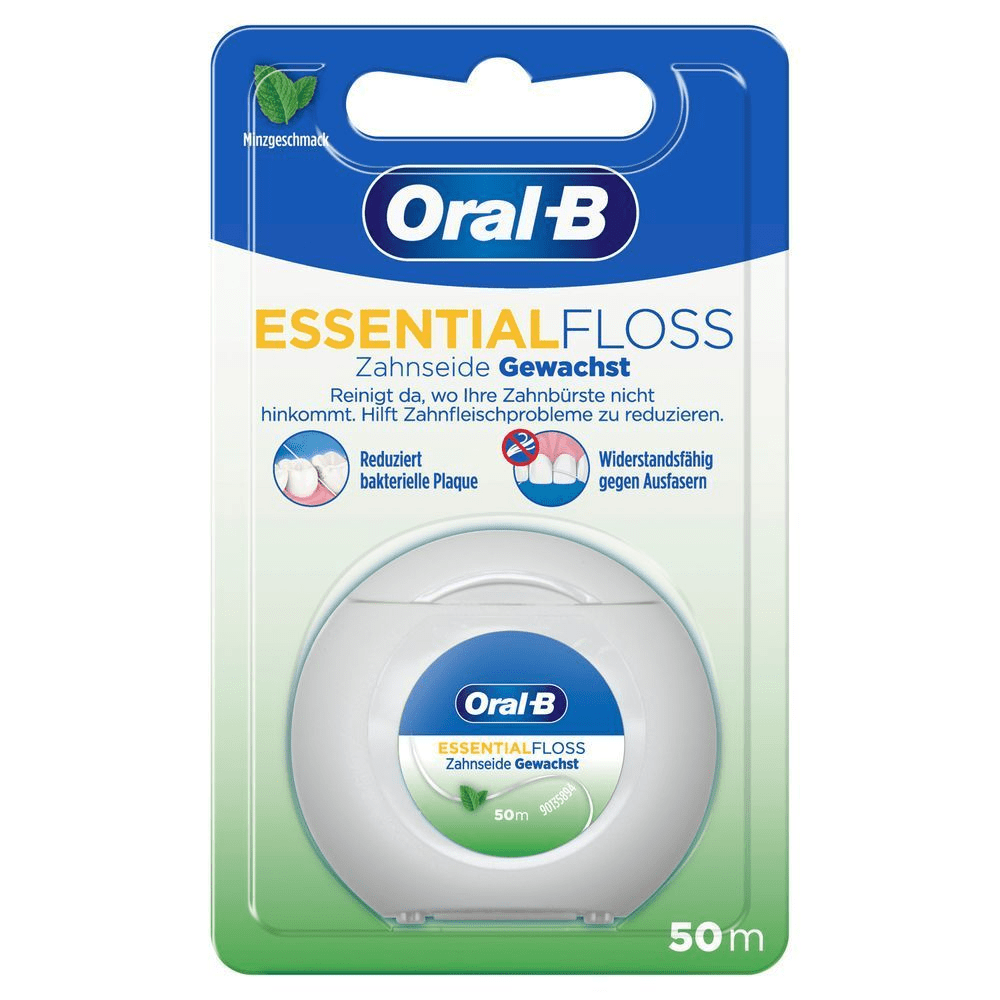 Bild: Oral-B Essential Floss Zahnseide Gewachst Minze 